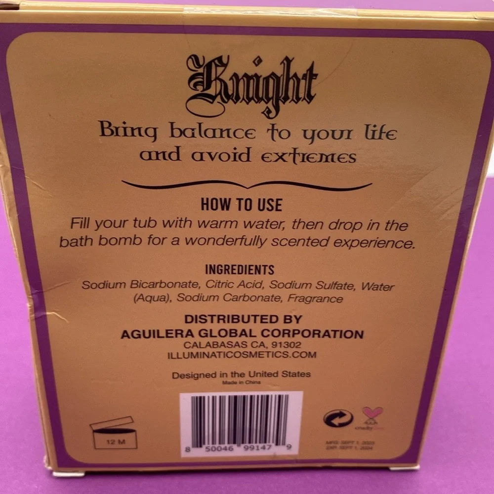 Illuminati Knight Bring Balance To Your Life And Avoid Extremes Peony Bath Bomb